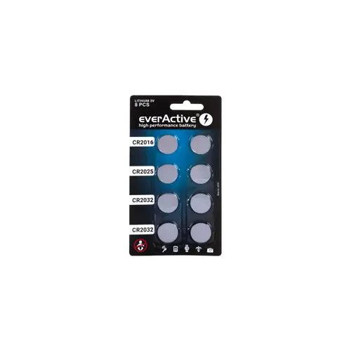 Set litijumskih baterija EVERACTIVE 4 x CR2032, 2 x CR2025, 2 x CR2016