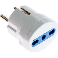 Strujni adapter FAMATEL 2P+T shuko /2P+T Italian - 2P+T 16A Euro/Italian