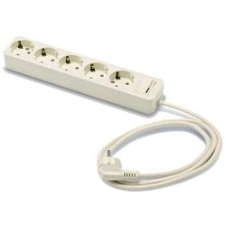 Famatel Produžni kabel 5 utičnica, 1.5m, prekidač bijeli, 1.5mm² - 2625-PK5/1.5