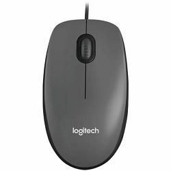 LOGITECH Mouse M100 - crna - USB - N/A - EMEA - AKOYA HANGTAB BOX M100