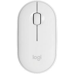 LOGITECH M350S Pebble 2 Bluetooth Mouse - TONAL WHITE - DONGLELESS