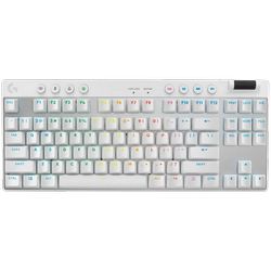LOGITECH G PRO X TKL LIGHTSPEED Mechanical Gaming Keyboard - WHITE - US INTL - TACTILE
