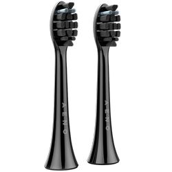 AENO Replacement toothbrush heads crna, Dupont bristles, 2pcs in set (for ADB0004/ADB0006 and ADB0003/ADB0005)