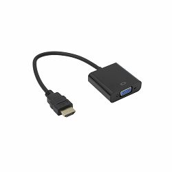 Adapter HDMI Muški -> VGA ženski / RETAIL
