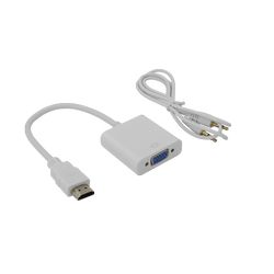 Adapter HDMI Muški -> VGA ženski + Audio