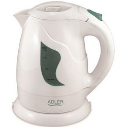 Kuhalo za vodu ADLER (1 L, 850 W) bijela
