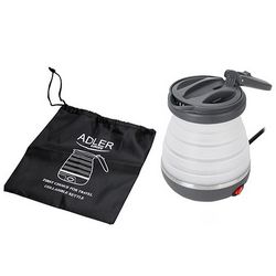 Električni čajnik ADLER AD 1279 (0.6 L, 750 W, crna, bijela)