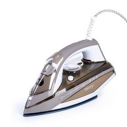 Glačalo na paru CAMRY CR 5018 (keramička Ultra Glide ploča za glačanje, smeđe, sivo i bijelo, 3000 W)