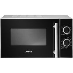 Mikrovalna pećnica AMICA (AMGF20M1GS) (crna, srebrna, roštilj, 20 L, 700 W)