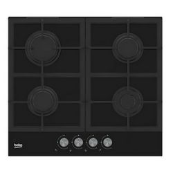 Plinska ploča BEKO HILG 642C5 SB (crna, 4 plamenika, integrirani električni upaljač)