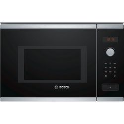 Uređaj za mikrovalnu pećnicu BOSCH Serie 4 BFL553MS0 (ugradbeni, kombinirani, nehrđajući čelik, 25 L, 900 W) crni