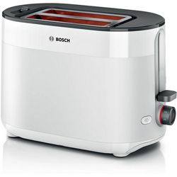 Toster BOSCH model TAT 2M121 (bijeli, snaga 980W, 2 odjeljka za tost)