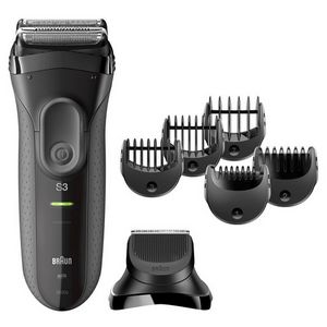 Braun 3000BT Foil shaver Trimmer Black, Grey