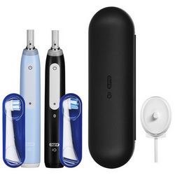 Električna četkica za zube BRAUN Oral-B iO 3 DUO BLACK & BLUE (set dvije četkice, crna i plava)