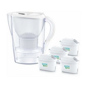 Dzbanek filtrujący Brita Marella+4 wkłady Maxtra Pro PP (2,4l; biały)