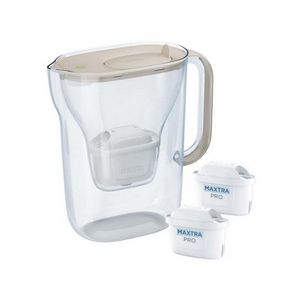Dzbanek filtrujący Brita Style Essential+2 wkłady MaxtraPro PP (2,4l; piaskowy)