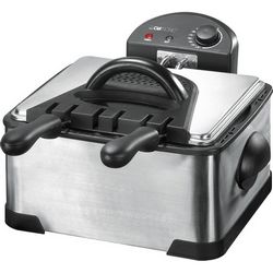 Friteza CLATRONIC FR 3195 (4 L, dvostruka, 2000 W) crna, nehrđajući čelik