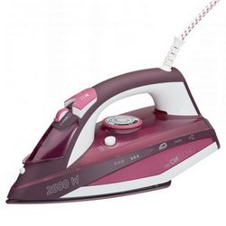 Parno glačalo CLATRONIC DB 3705 (keramička ploča, 2600 W) ružičasta