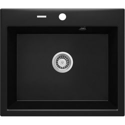 1-BOWL GRANITE SINK DEANTE BLACK NERO MAT ANDANTE