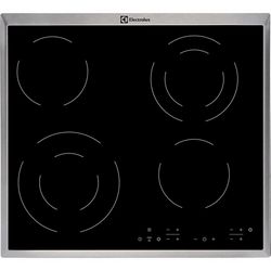 Ploča za kuhanje ELECTROLUX EHF6342XOK (crna, ugradbena, keramička, 4 zone)
