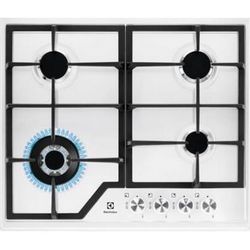 Ploča za kuhanje ELECTROLUX EGS6436WW (bijela, ugradbena, Gas, 4 zone)
