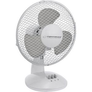 Desktop fan 9" Esperanza EHF004WE ZEPHYR White-Gray