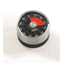 Mehanički kuhinjski timer GEFU OPTICO crni, nehrđajući čelik