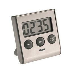Digitalni kuhinjski timer GEFU CONTARE crni, nehrđajući čelik