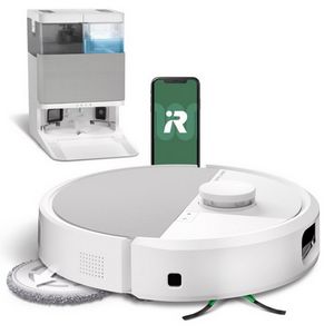 iRobot Roomba Plus 505 Combo Robot + AutoWash Dock White
