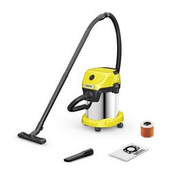 Usisavač KARCHER WD 3 S V-17/4/20 (bubanj, suho i mokro, 17 L, 1000 W, vrećica za prašinu)