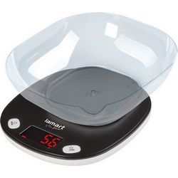 Kuhinjska vaga s posudom LAMART LT7069 (boja: bijela)