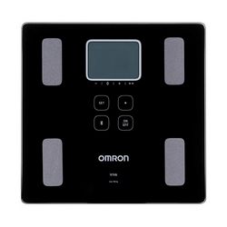 Omron VIVA Square Black Electronic personal scale