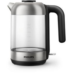 Električni čajnik PHILIPS 5000 series HD9339/80 (1.7 L, 2200 W, Crna, Nehrđajući čelik, Prozirna)