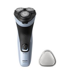 Muški brijaći aparat PHILIPS X3003/00 (Rotacijski brijaći aparat, Trimer, Crna, Plava)