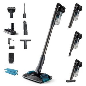 Philips 8000 series XC8055/01 stick vacuum/electric broom Battery Dry&wet Cyclonic Bagless 0.6 L Blue