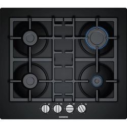 Ploča za kuhanje SIEMENS iQ300 EN6B6PB90 (crna, ugradbena, 60 cm, plinska, 4 zone)