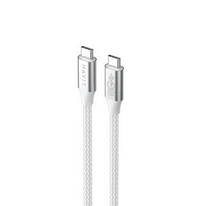 Havit CB6290 - USB Type C to USB Type C cable, 1 m (white/grey)