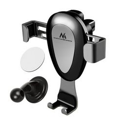 Držač za mobitel za auto Maclean, univerzalni, za rešetku ventilacije, gravitacijski, max. razmak središta 90mm, MC-324