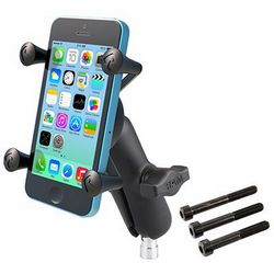Set za montažu mobitela na stezaljku upravljača motora RAM Mounts X-Grip