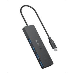 Usb-C hub ANKER Ultra Slim 4-port (crna, 194644177737)