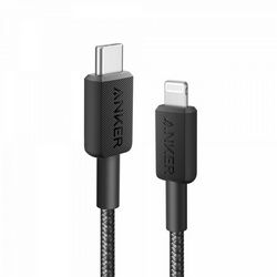 Kabel za punjenje ANKER 322 USB-C do Lightning (pleteni, 0.9m, crna)