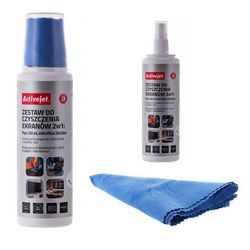 Tekućina za čišćenje ekrana Activejet AOC-269 (2u1, 250 ml, 20x20 cm)
