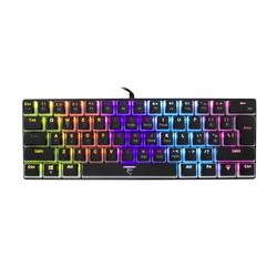 Tipkovnica WHITE SHARK GK-2202 ASHIKO crna / US / RED.SW.