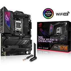 Matična ploča ASUS ROG STRIX X670E-E GAMING WIFI/ DDR5/ SATA3/ USB3.2Gen2x2/ DP/ WiFi/ AM5 ATX