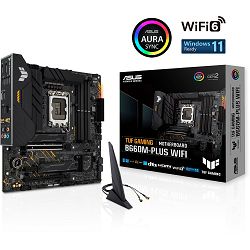 Matična ploča ASUS TUF GAMING B660M-PLUS WIFI/ DDR5/ SATA3/ USB3.2Gen2x2/ DP/ WiFi/ LGA1700 mATX