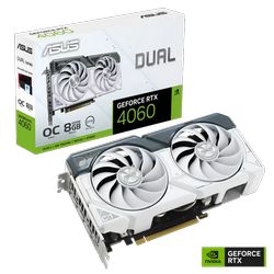 Grafička kartica ASUS GeForce RTX 4060 (Bijela, OC Edition, 8GB GDDR6, PCI-E 4.0)