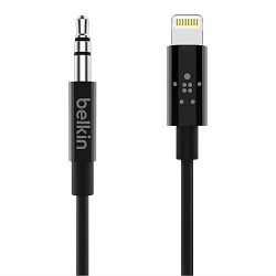 Belkin Lightning to 3.5mm Audio Cable 0.9m - crna