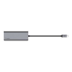 Belkin CONNECT USB-C 6in1 Multiport Adapter - Grey