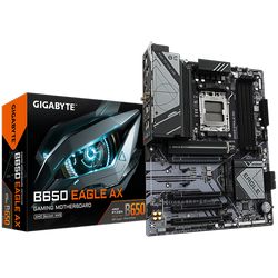 GIGABYTE MB B650 EAGLE AX (AM5, 4xDDR5 128, 1x PCI-E 4.0 x16x16, 3x PCI-E 3.0 x16x1, 4x SATA, 3x M.2 PCIe 4.0, 1xHDMI, 1xDP, Realtek Wi-Fi 6E, 2.5GbE LAN, ATX, Retail)