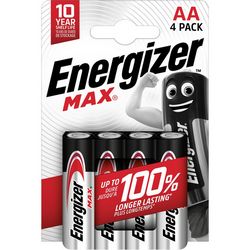 Alkalne baterije ENERGIZER MAX AA LR6 (4 komada, eko pakiranje)